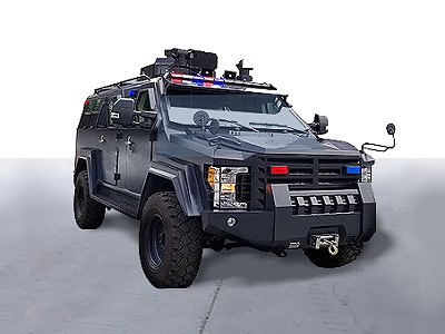 Armored military vehicle